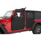 Bestop Jeep Doors Full 2-Piece Fabric Doors For Jeep 2020-2024 Gladiator Clear Vinyl Rear Pair 51751-17 - alternate 1